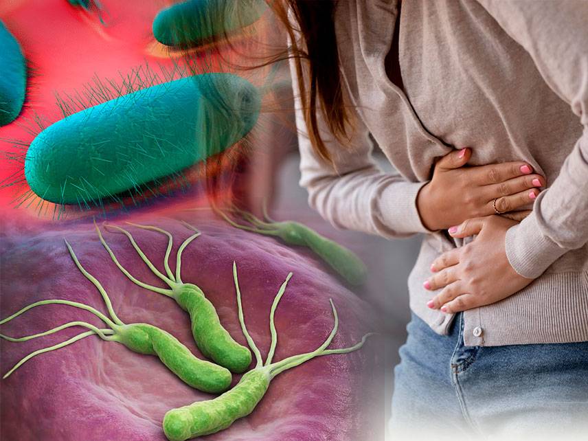 Helicobacter pylori Infection: signs and symptoms, causes, diagnosis, treatment.